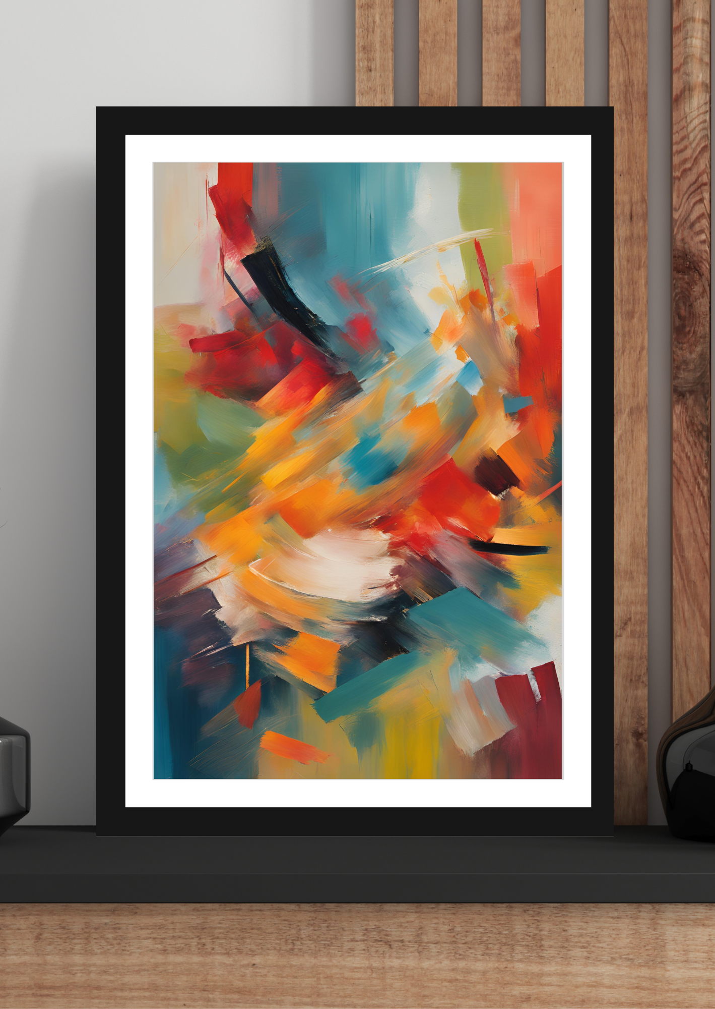 Modern Abstract Art Frame – Stylish Wall Decor for Living Room and Office Decor