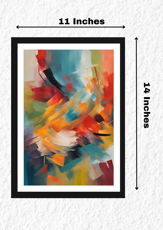 Modern Abstract Art Frame – Stylish Wall Decor for Living Room and Office Decor