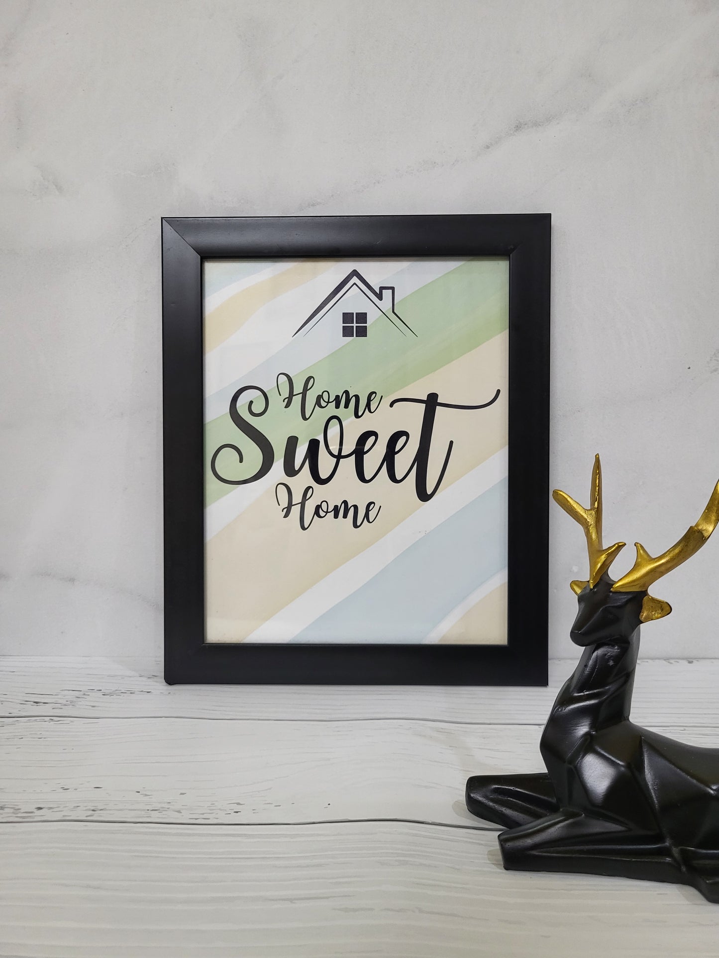 Home Sweet Home Framed Art – Ideal for Any Room,Perfect for Family Spaces